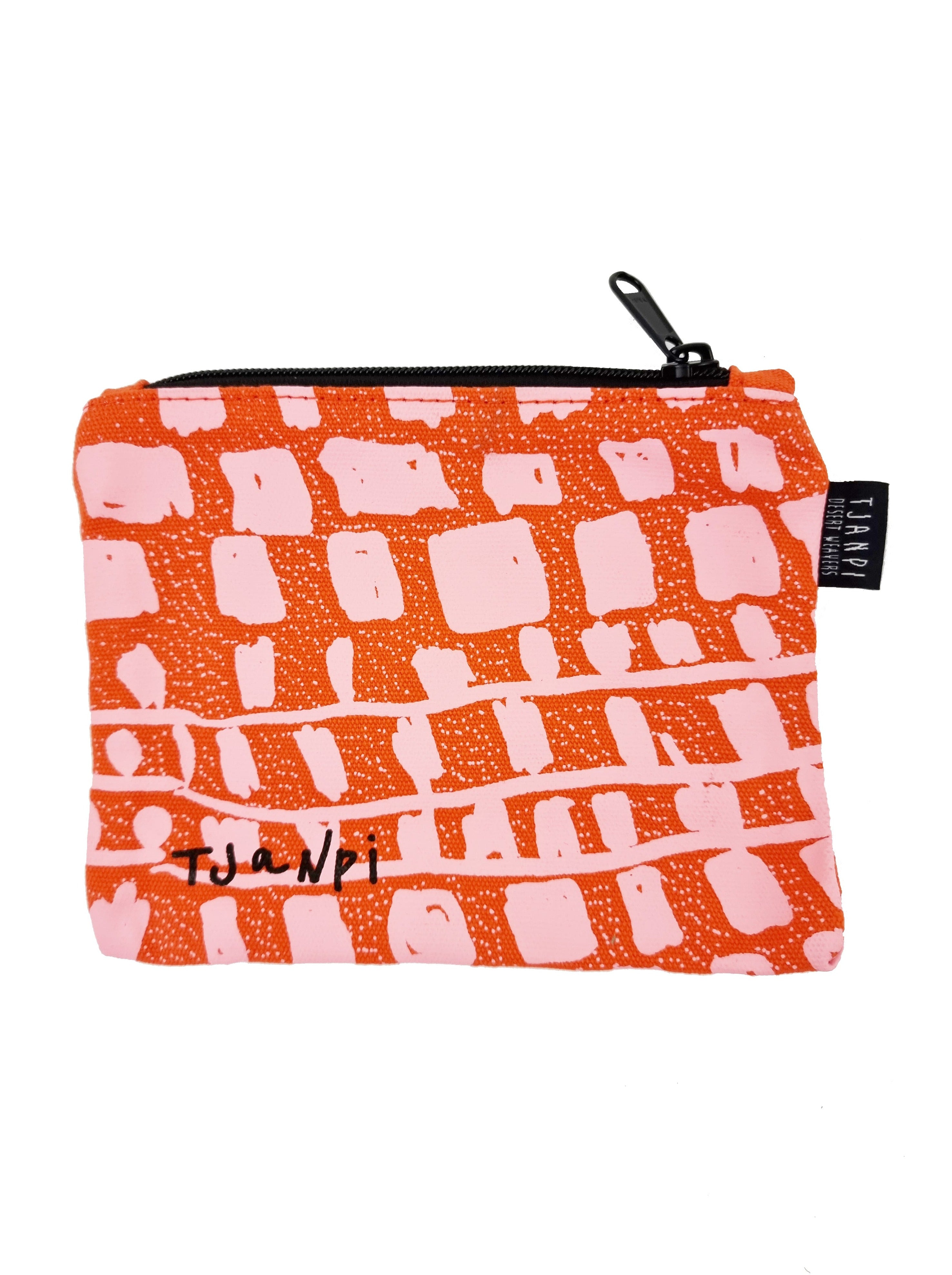 Zip Pouch by Margaret Smith in Flame Red