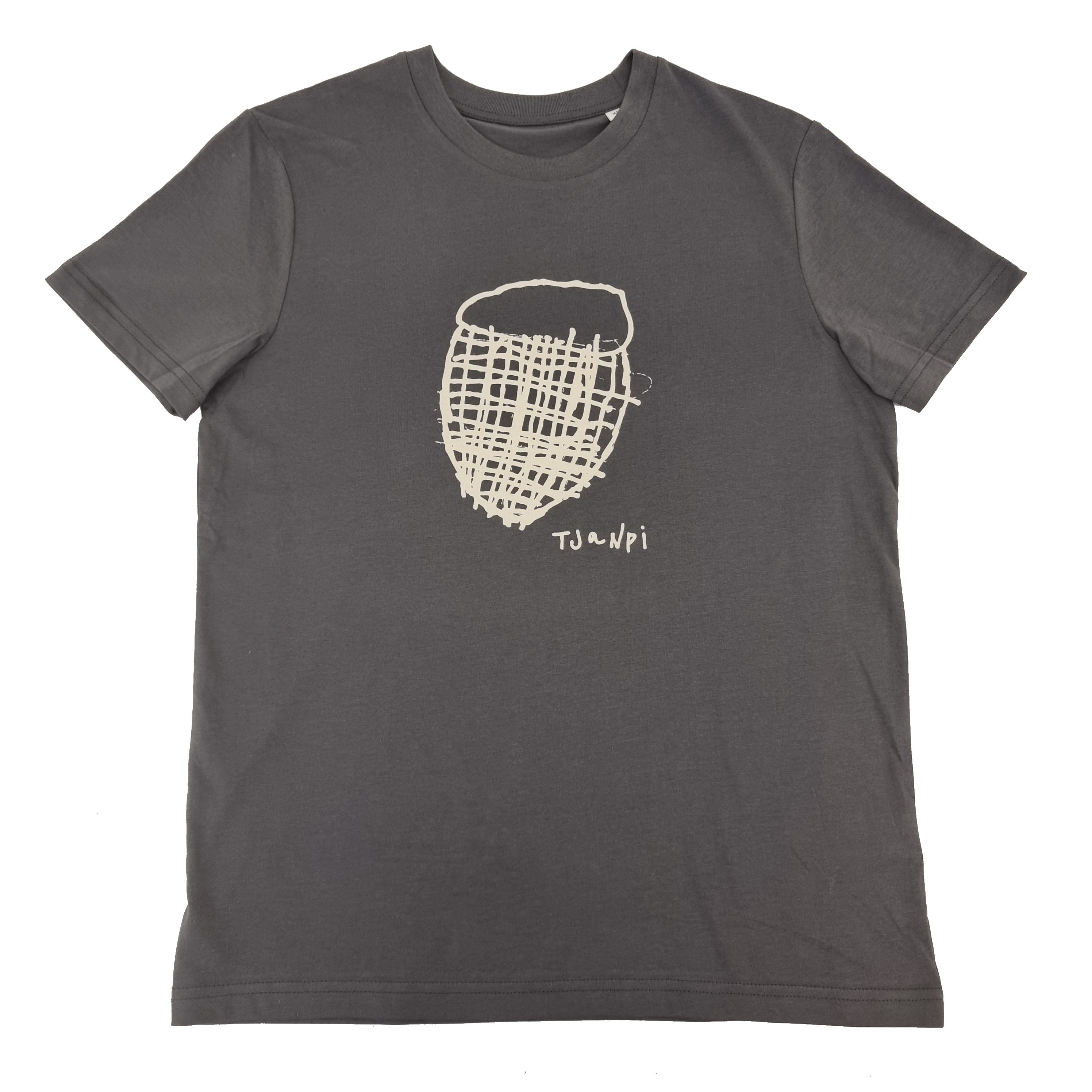 Adult Tee - Tjanpi Logo on Grey