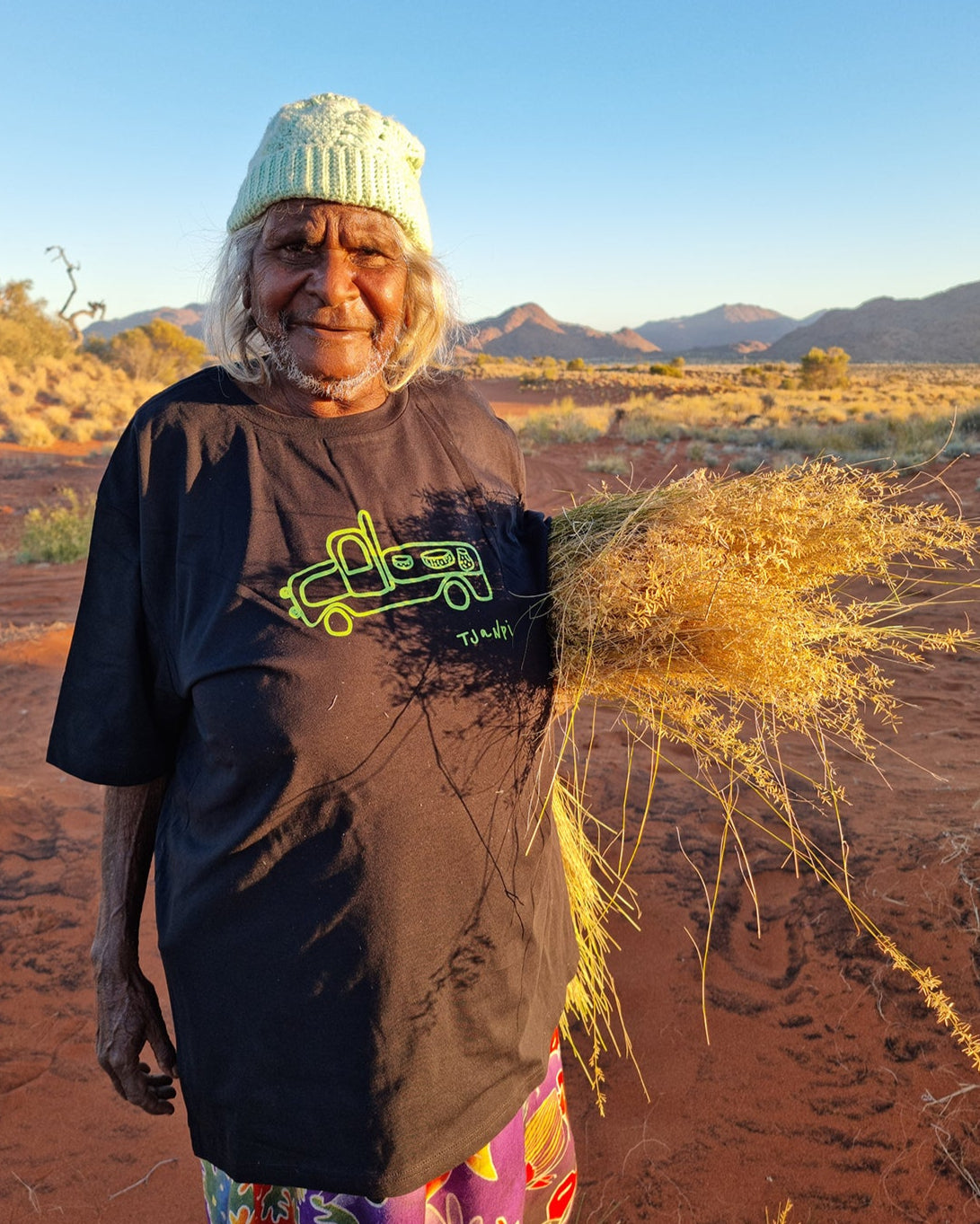 Adult tee - Mutukaku Green on Black