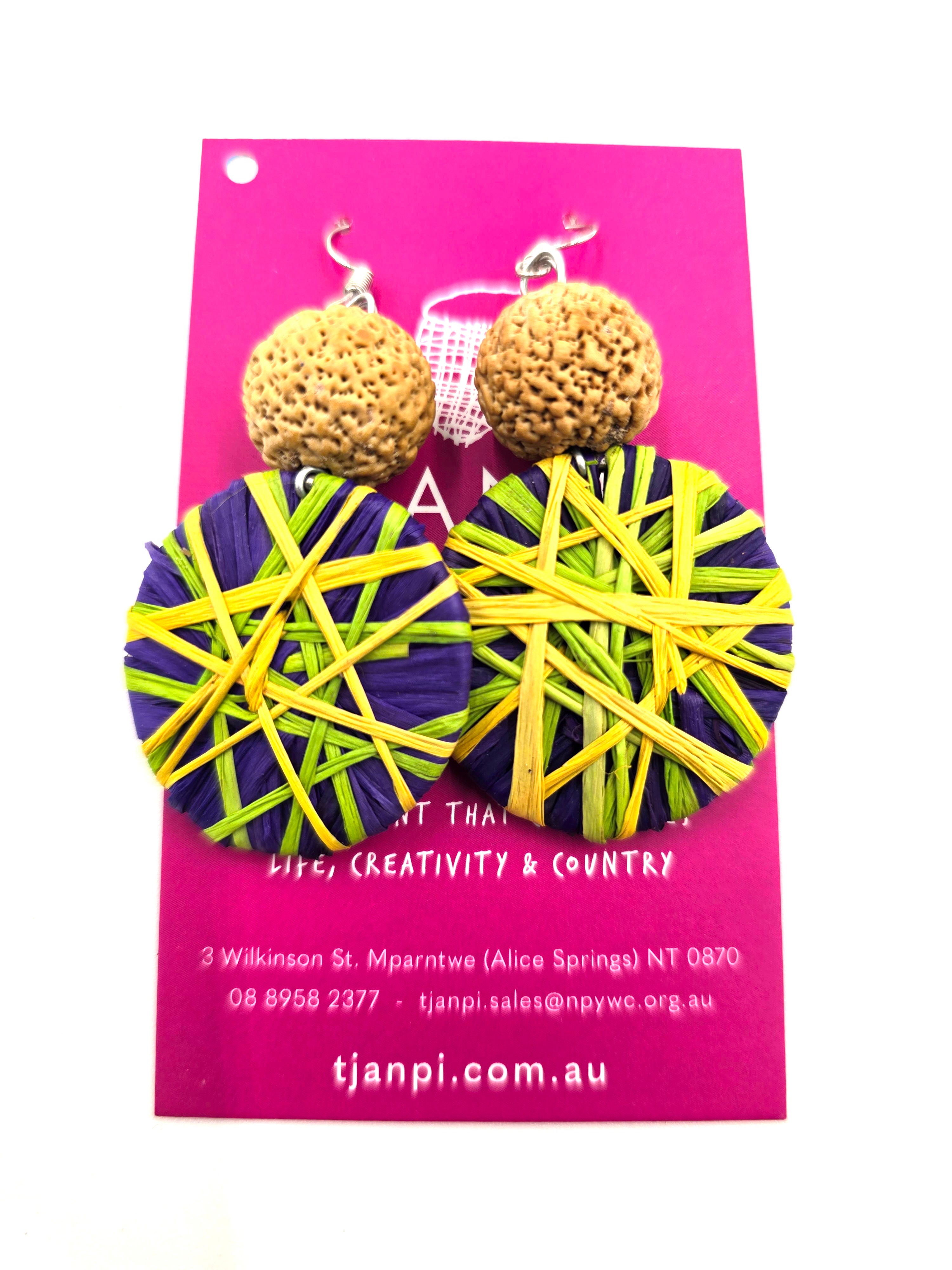 Raffia Earrings