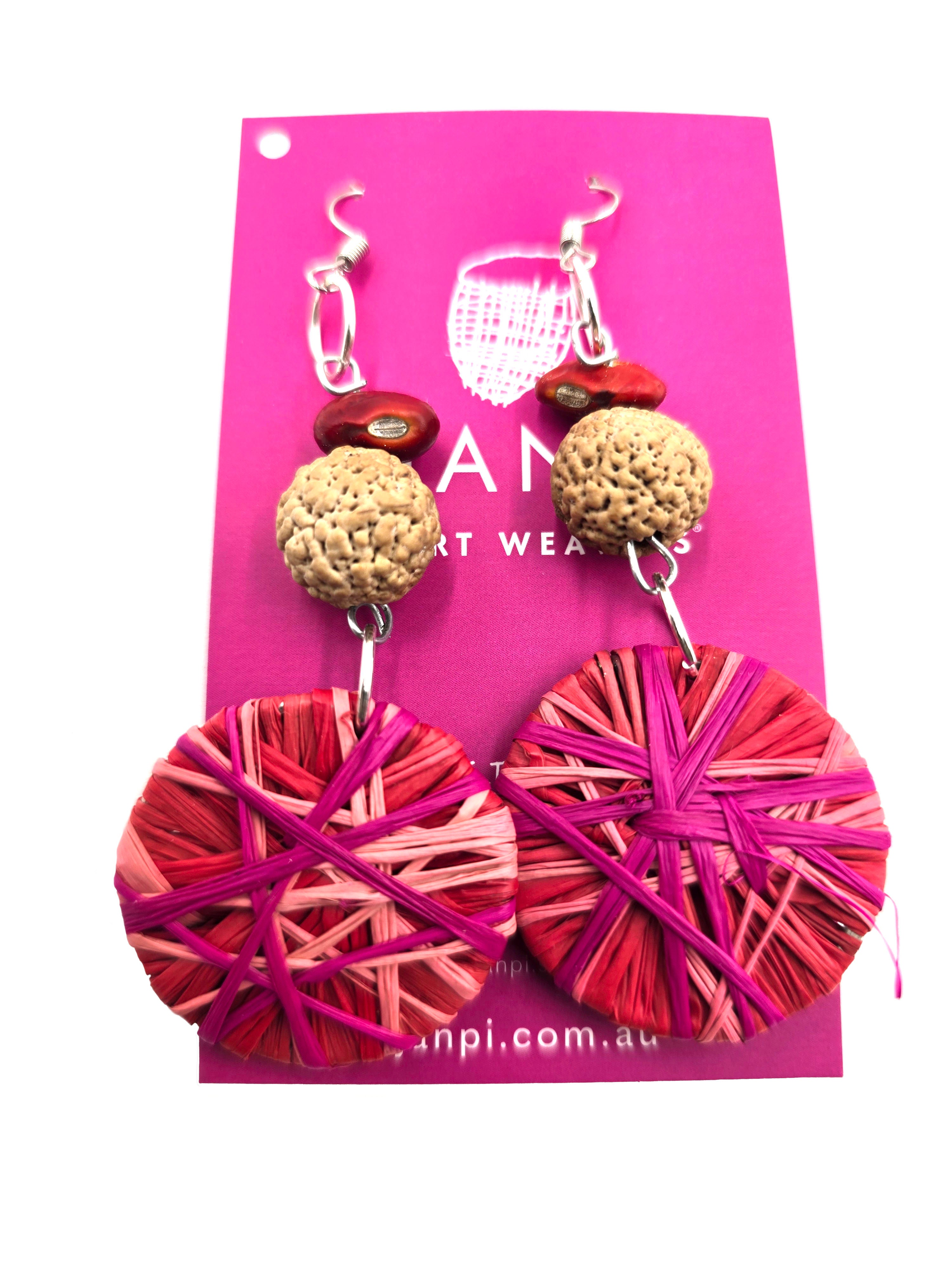 Raffia Earrings