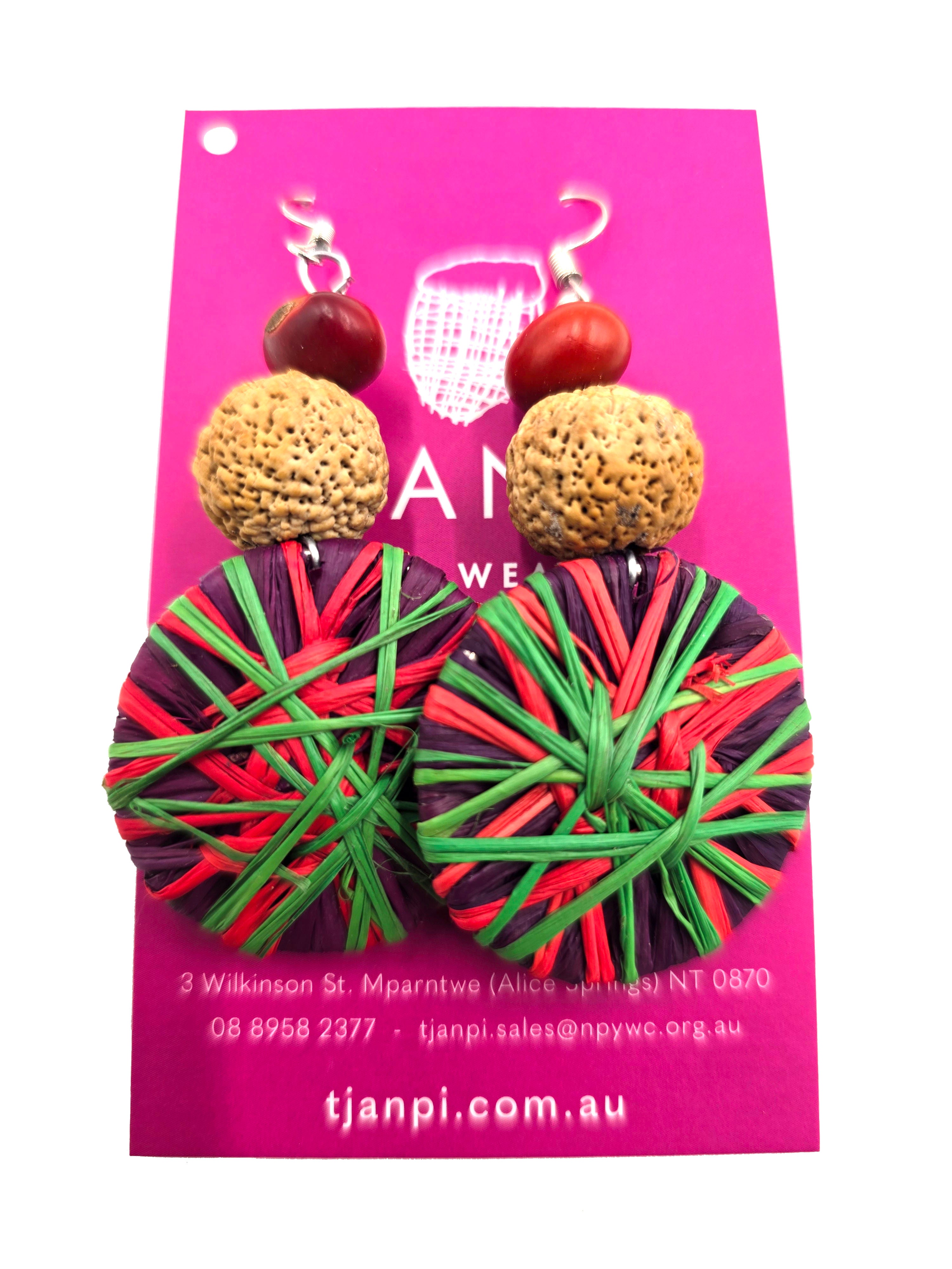 Raffia Earrings