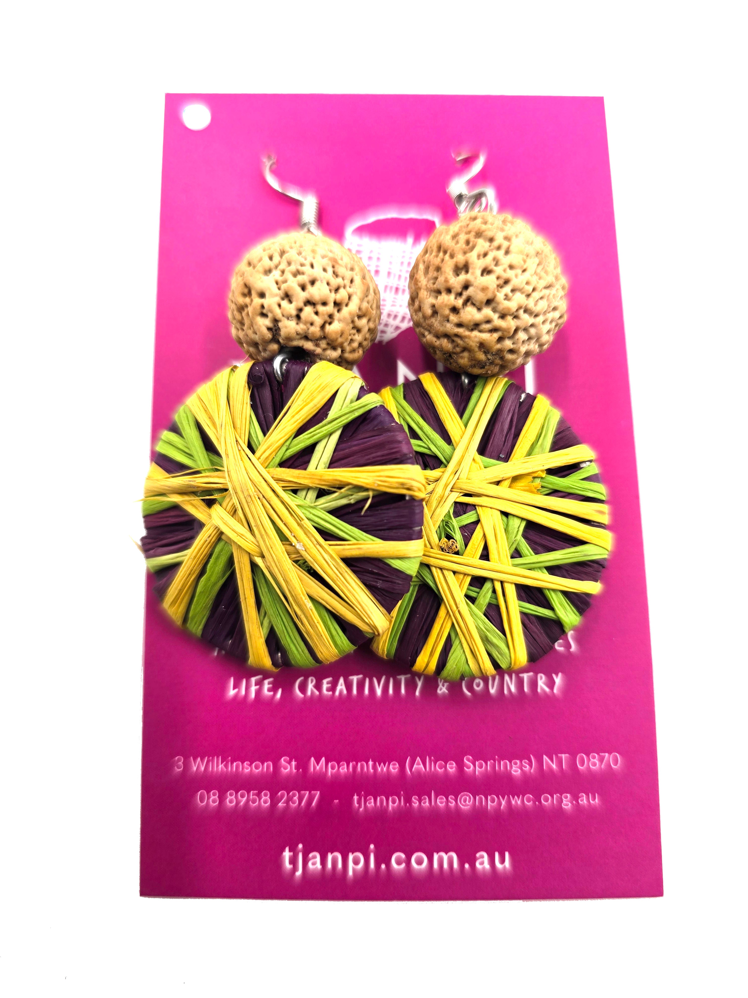 Raffia Earrings