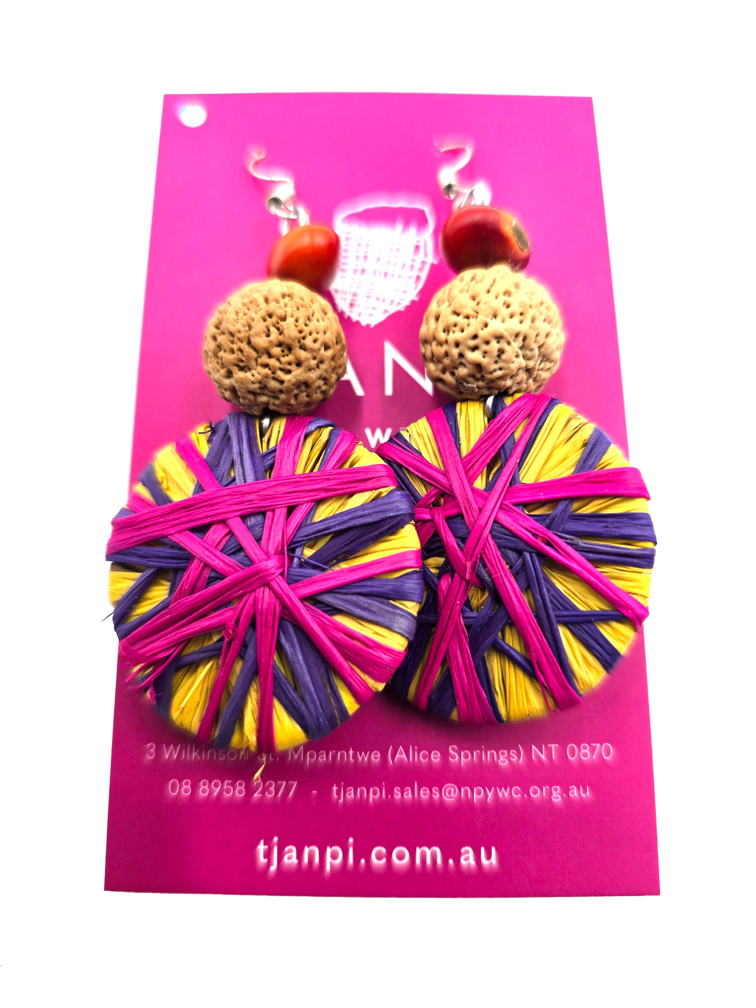 Raffia Earrings