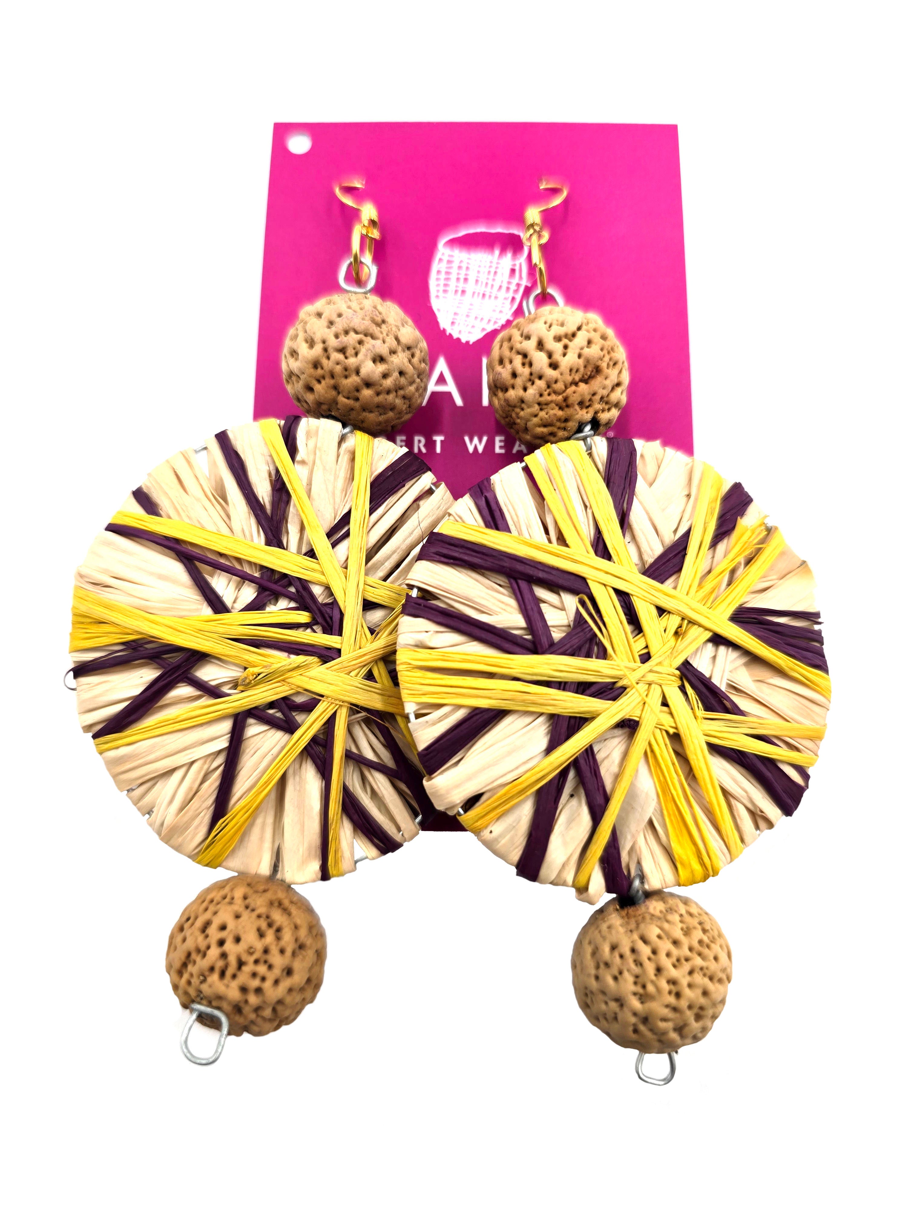 Raffia Earrings