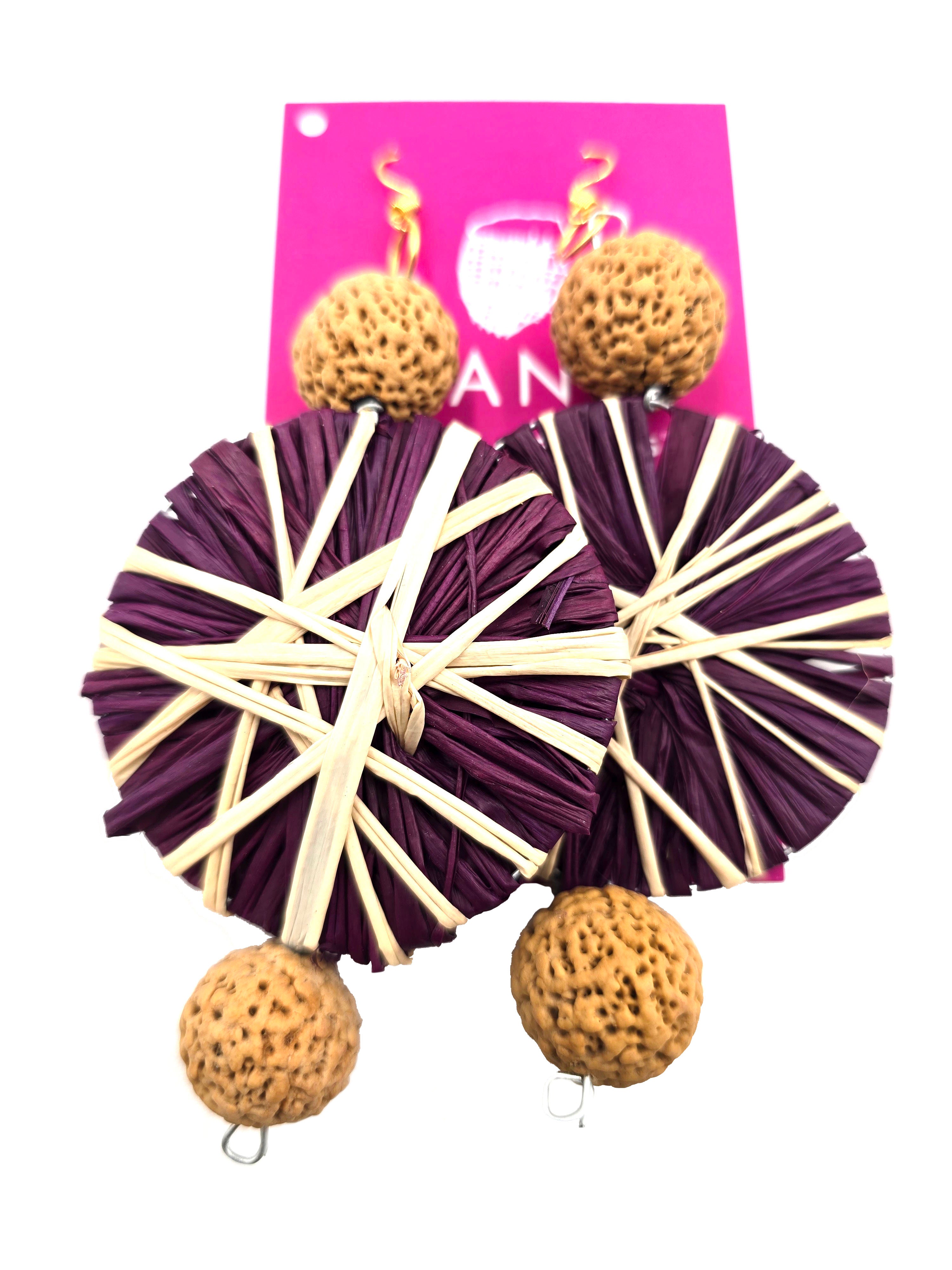 Raffia Earrings