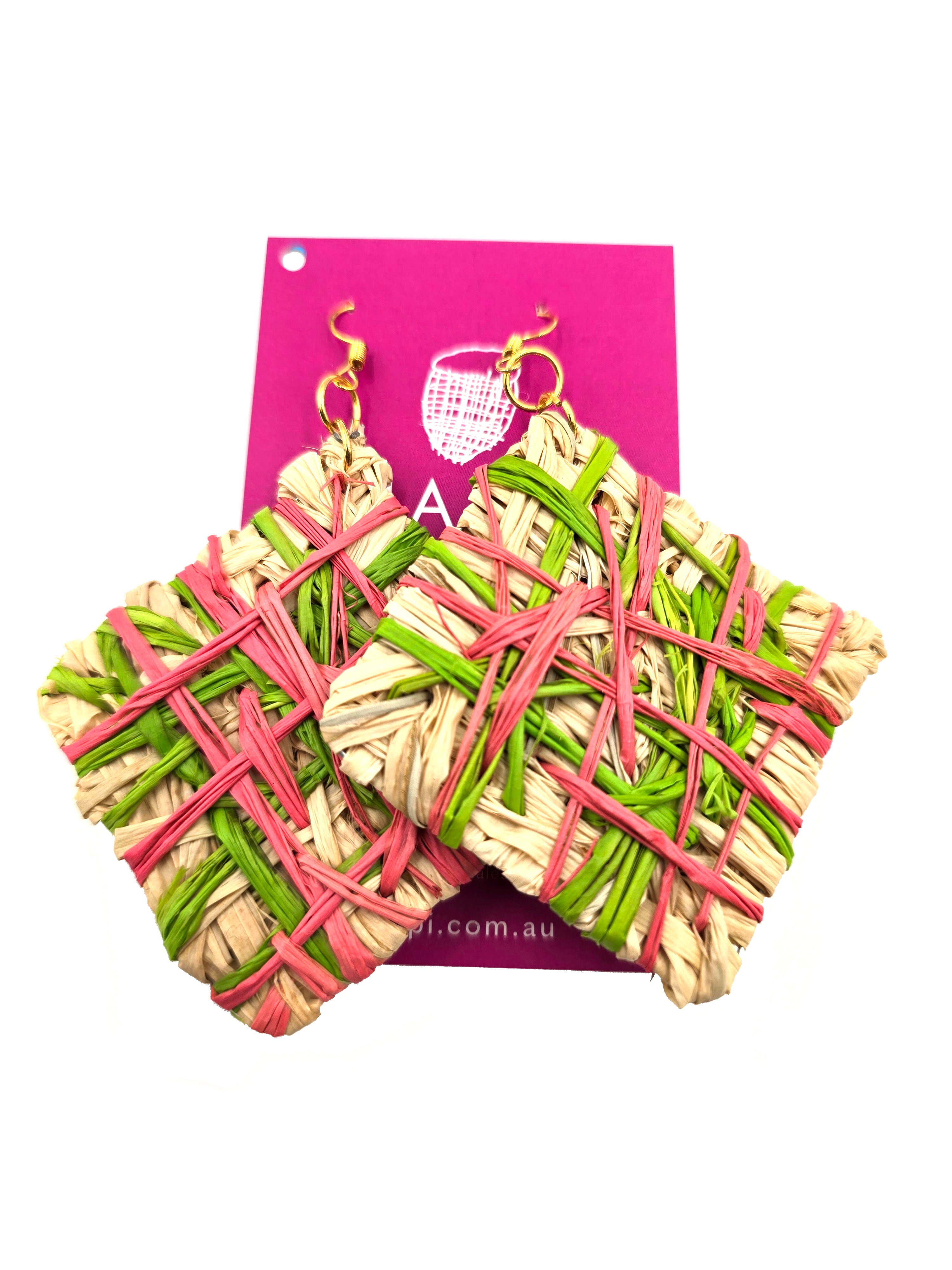 Raffia Earrings