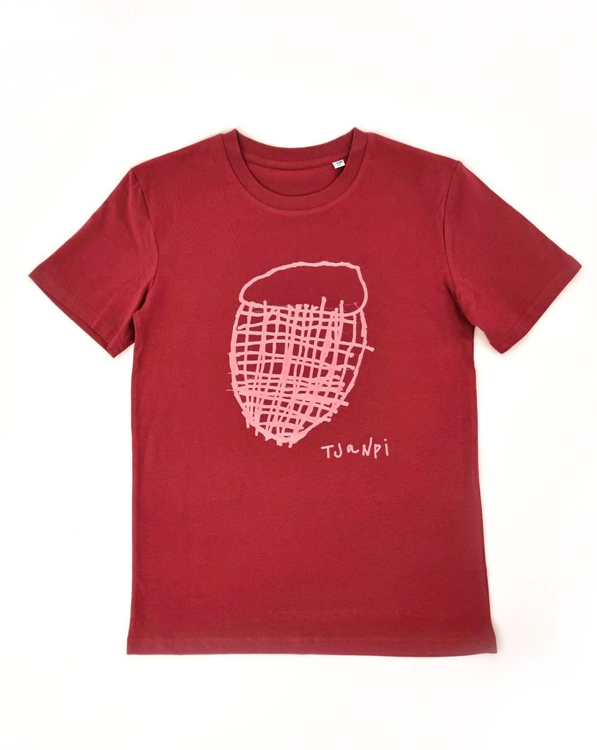 Adult Tee - Tjanpi Logo on Red Earth