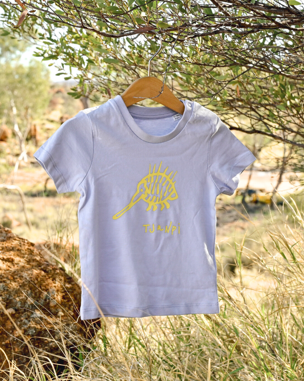 Baby Tee - Tjilkamarta on Serene Blue