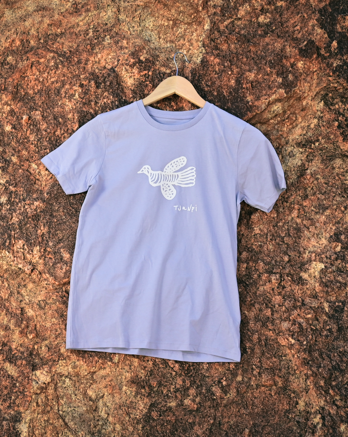 Kids Tee - Tjulpu on Serene Blue