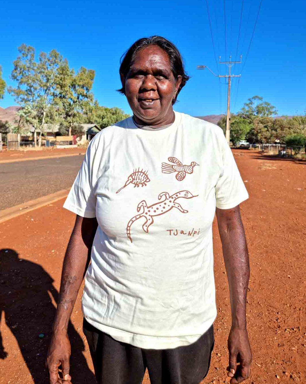 Adult Tee - Animals on Ecru