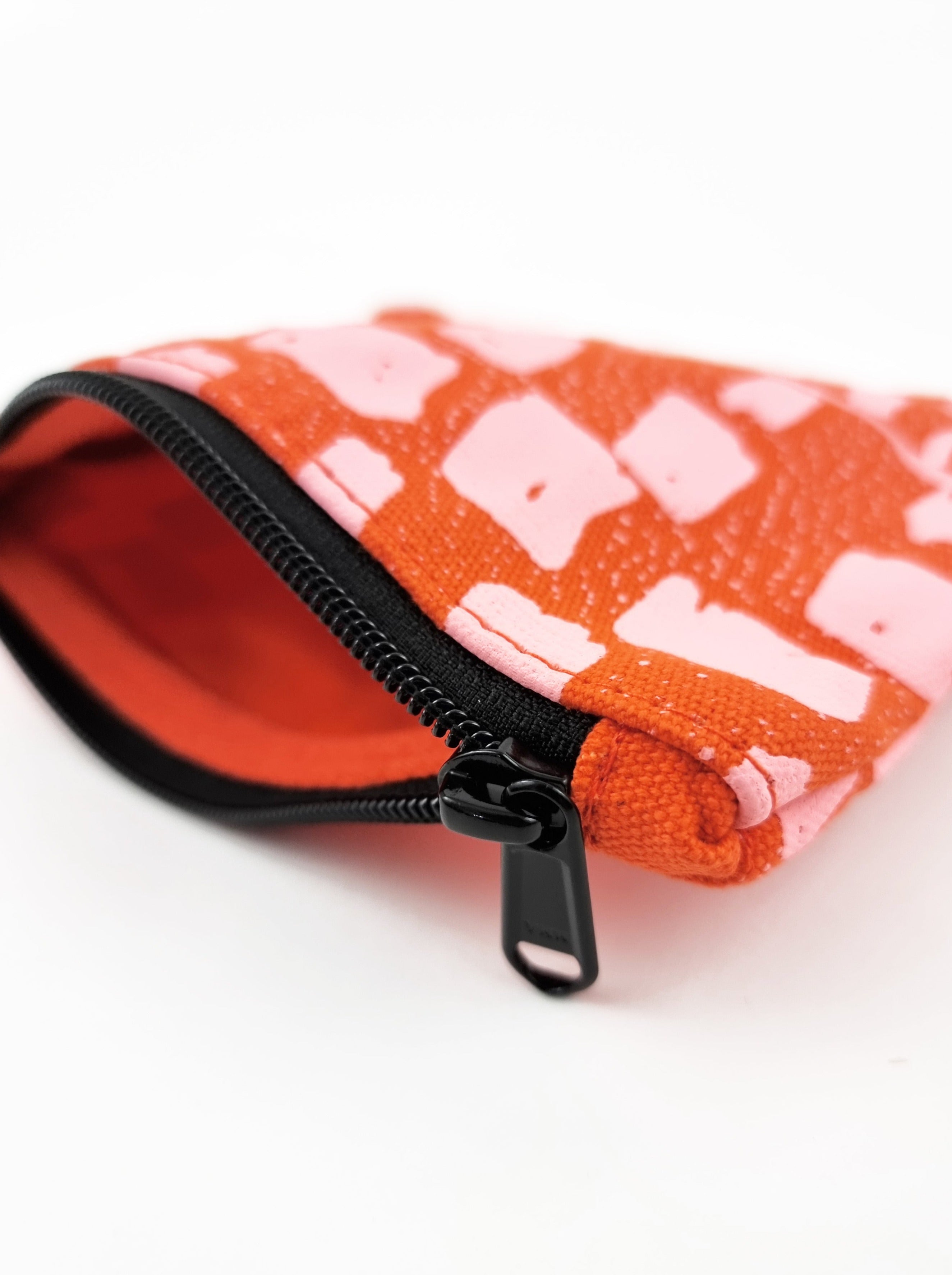 Zip Pouch by Margaret Smith in Flame Red