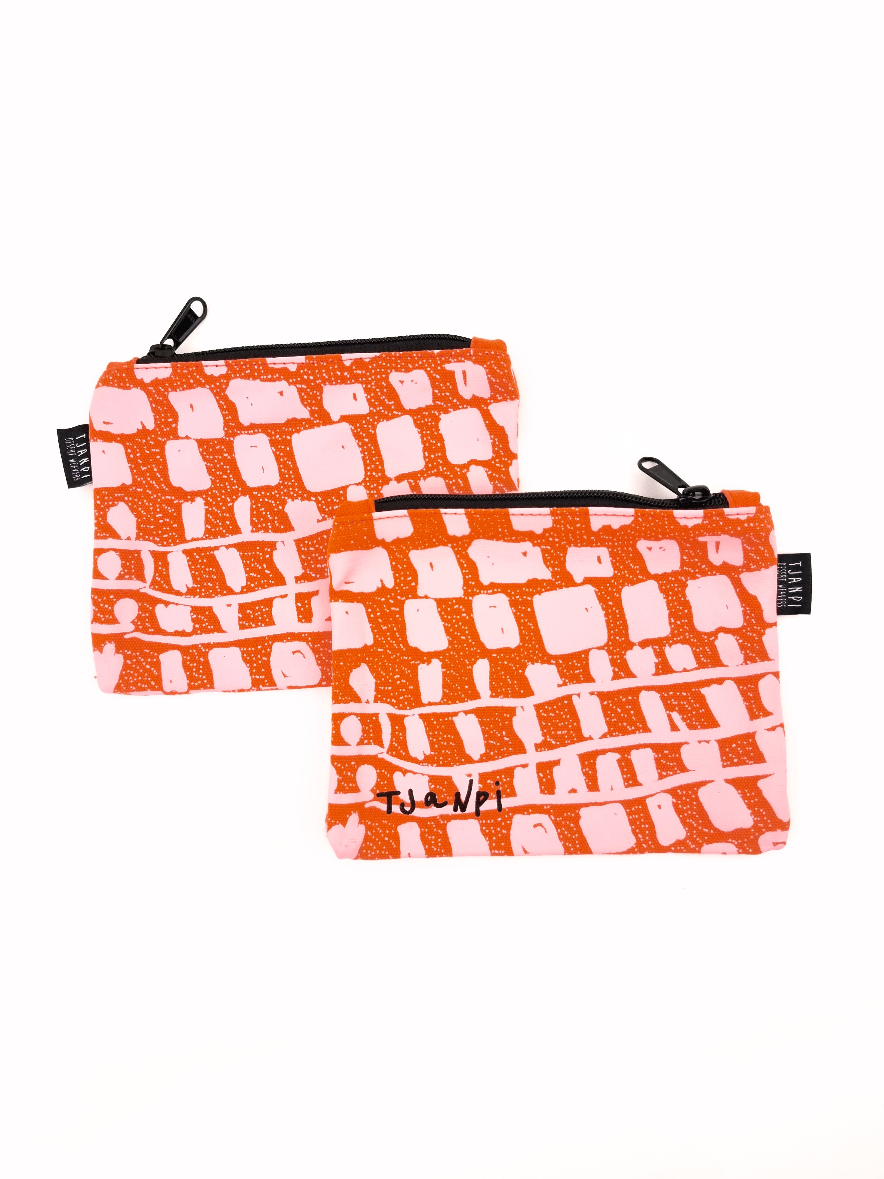 Zip Pouch by Margaret Smith in Flame Red