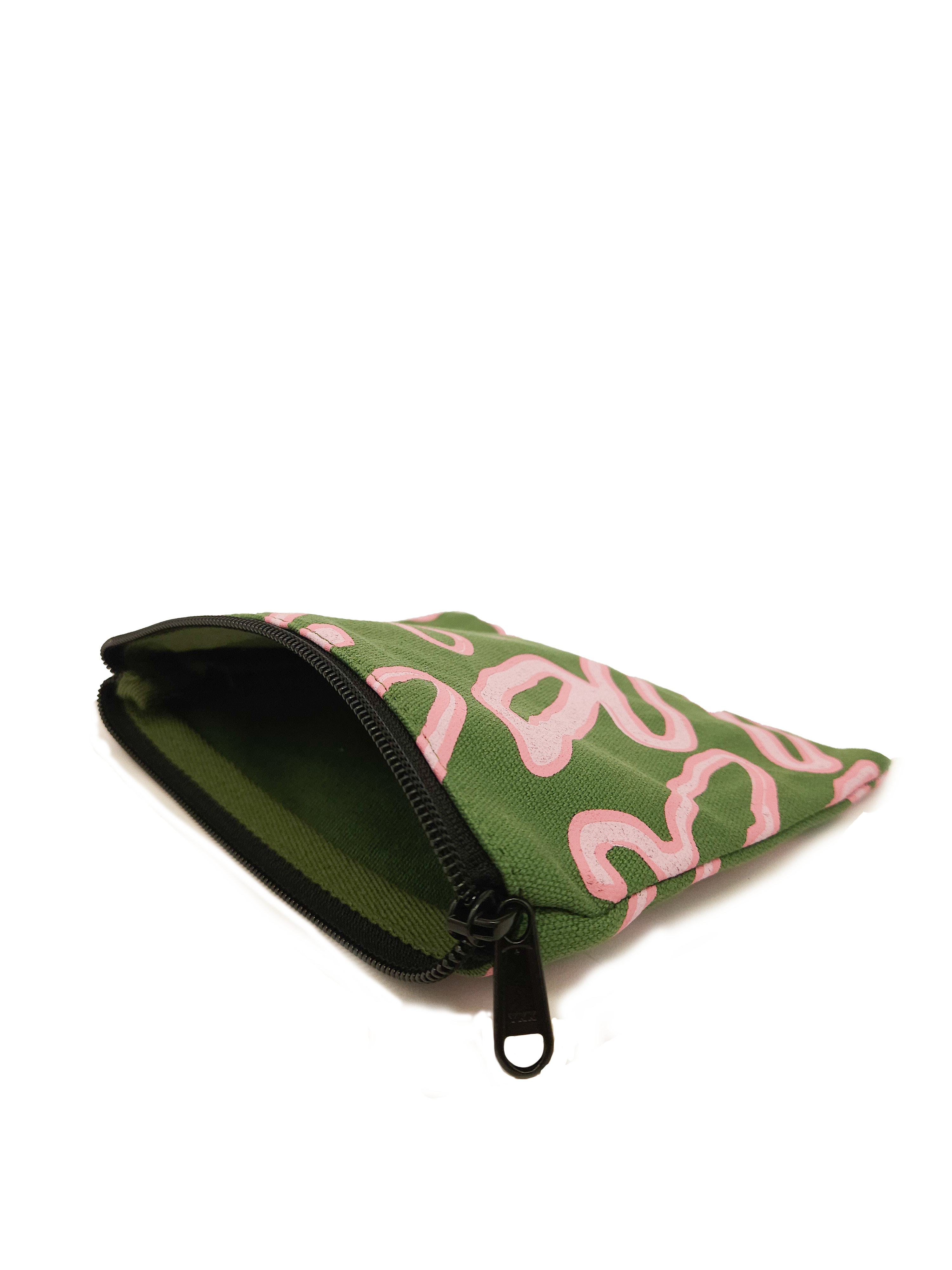 Zip Pouch by Margaret Smith in Faded Olive