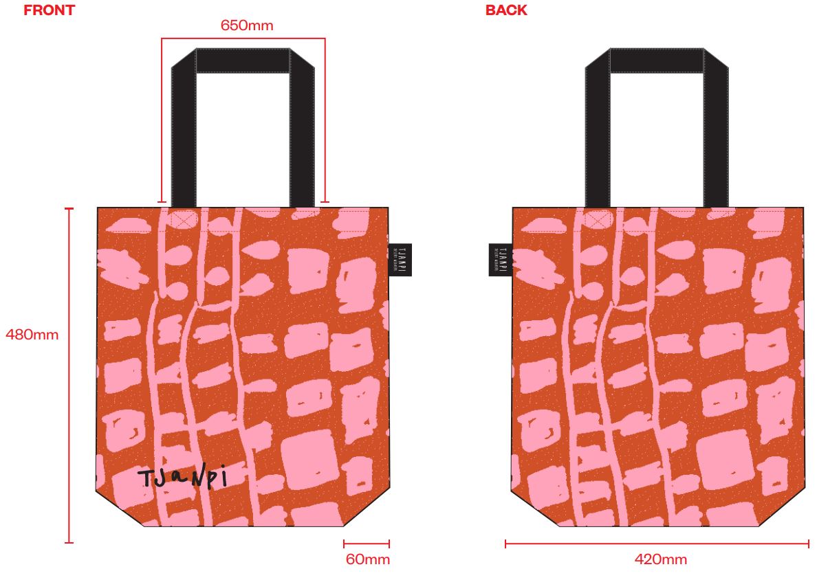 Tote Bag by Margaret Smith in Flame Red