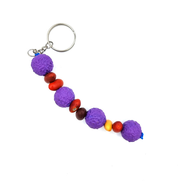Painted Seed Keychain