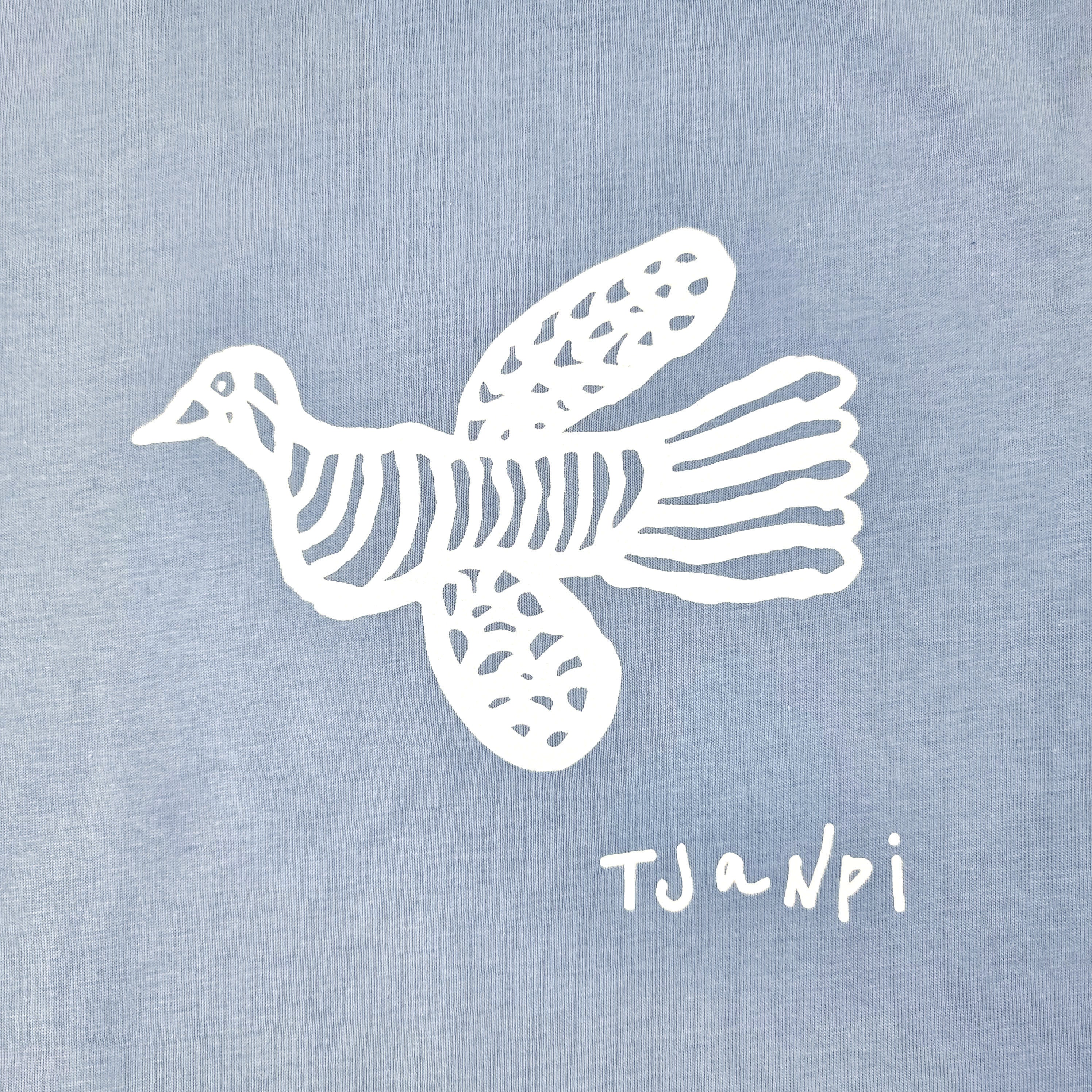 Kids Tee - Tjulpu on Serene Blue