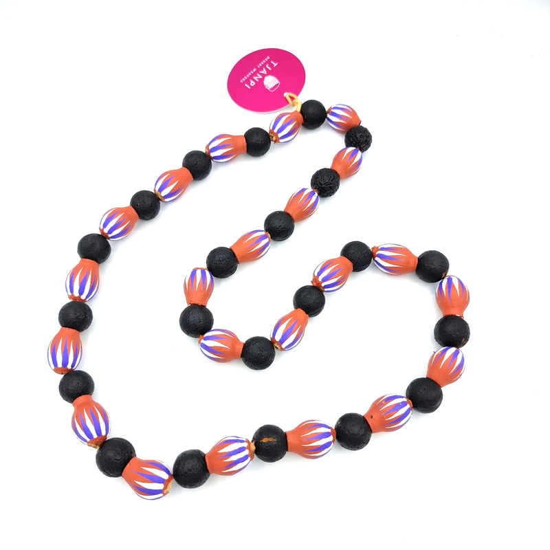 Painted Seed Necklace