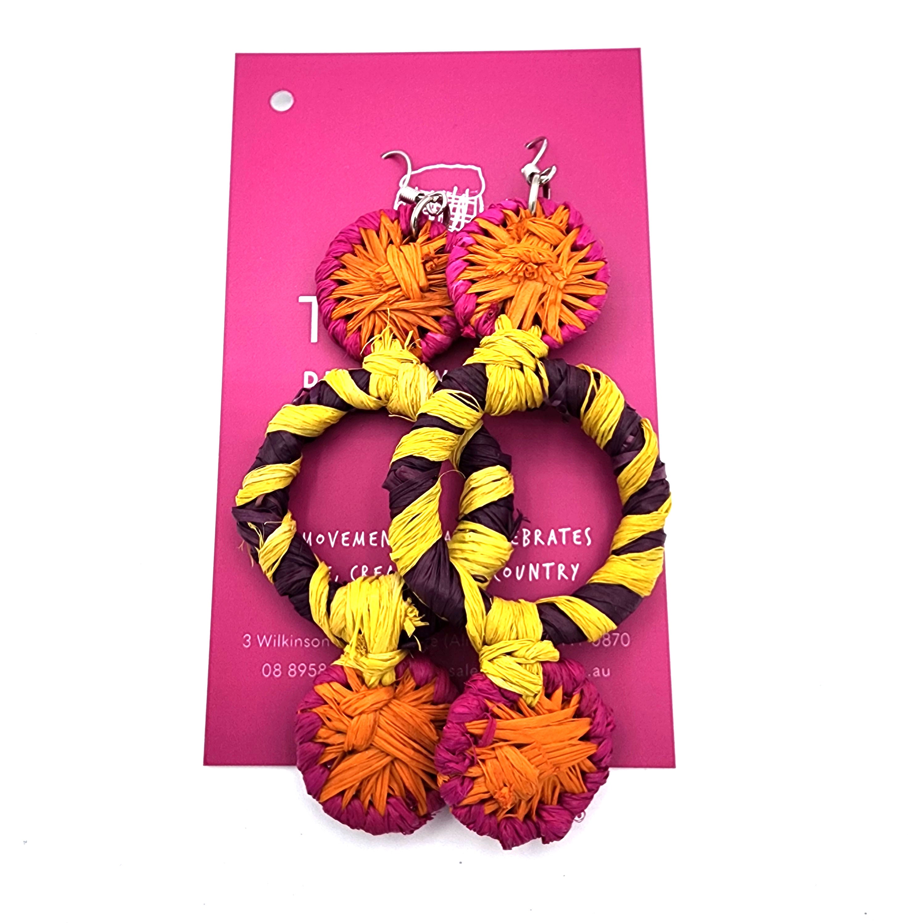 Raffia Earrings