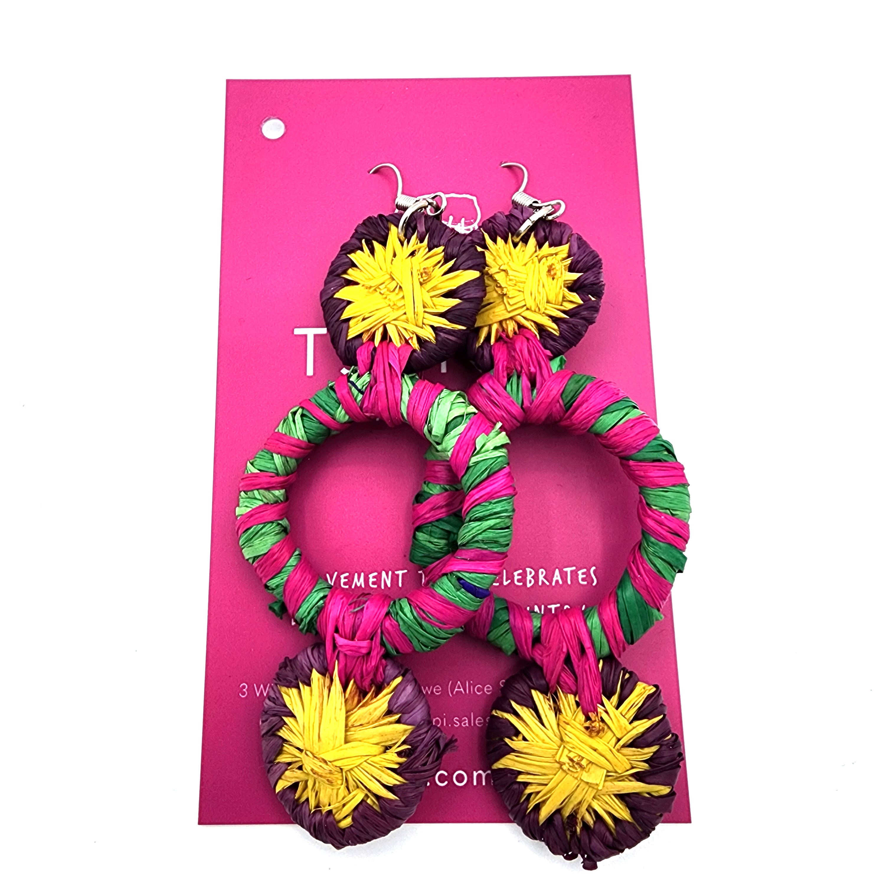 Raffia Earrings