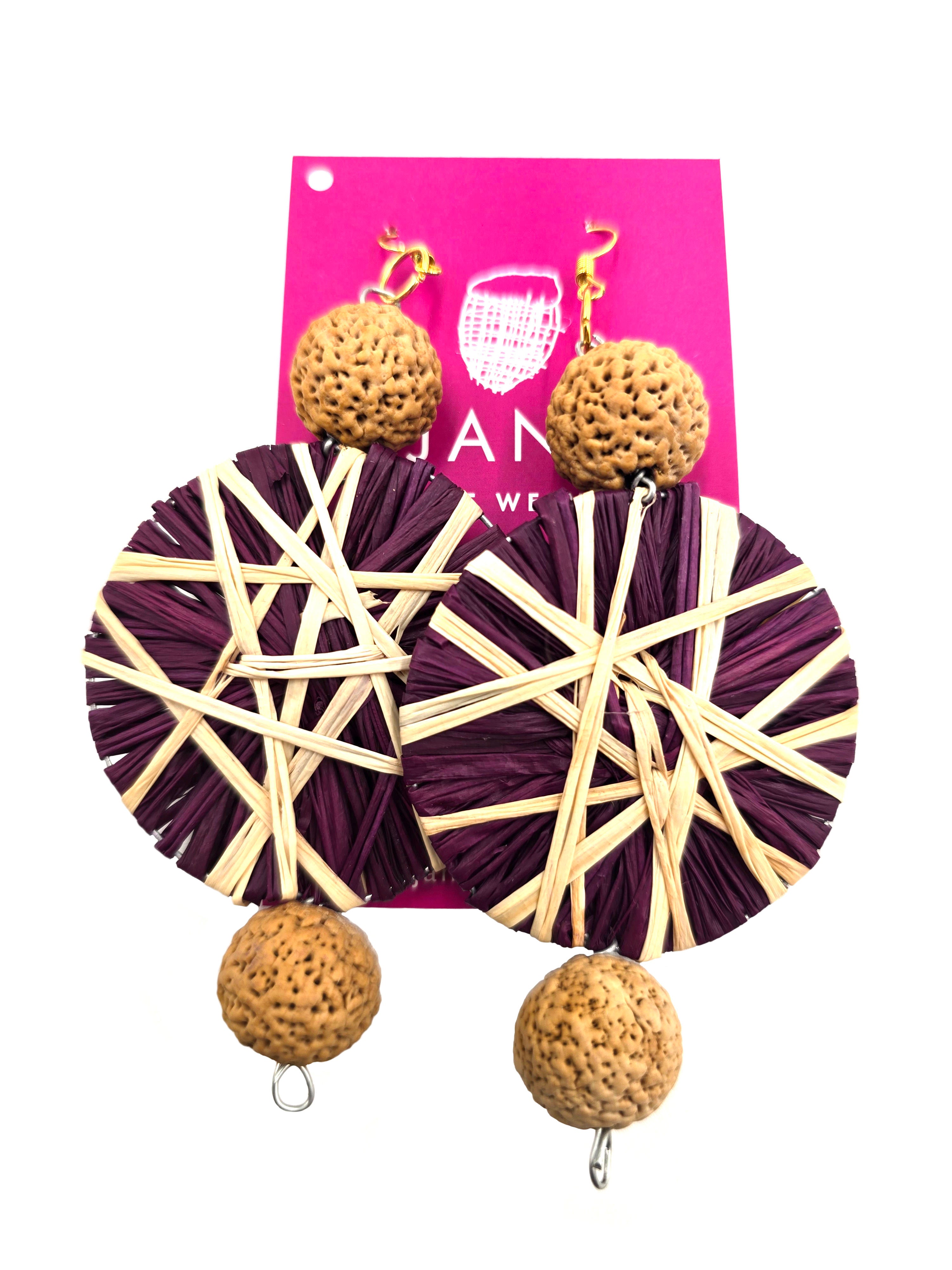 Raffia Earrings
