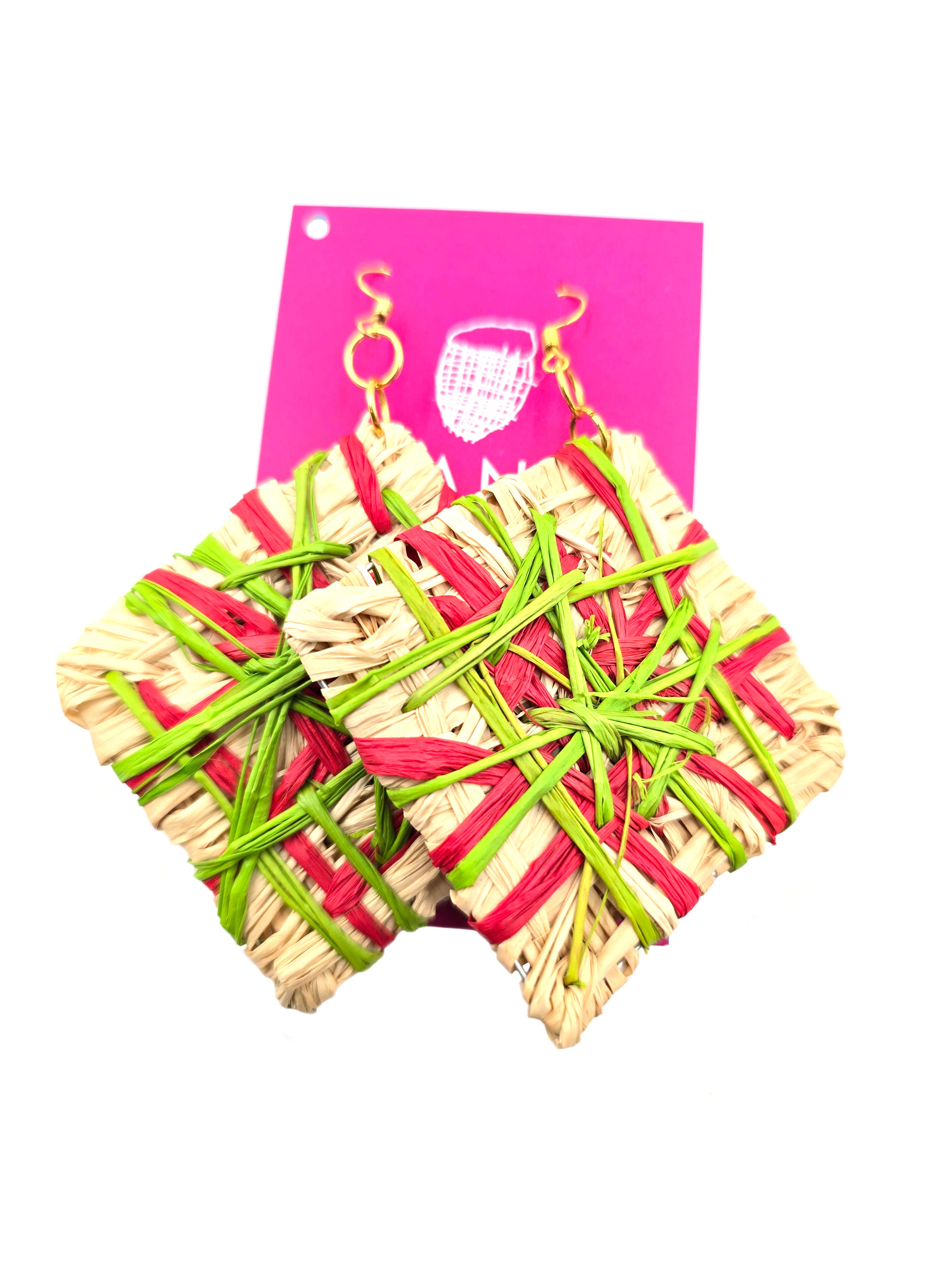 Raffia Earrings