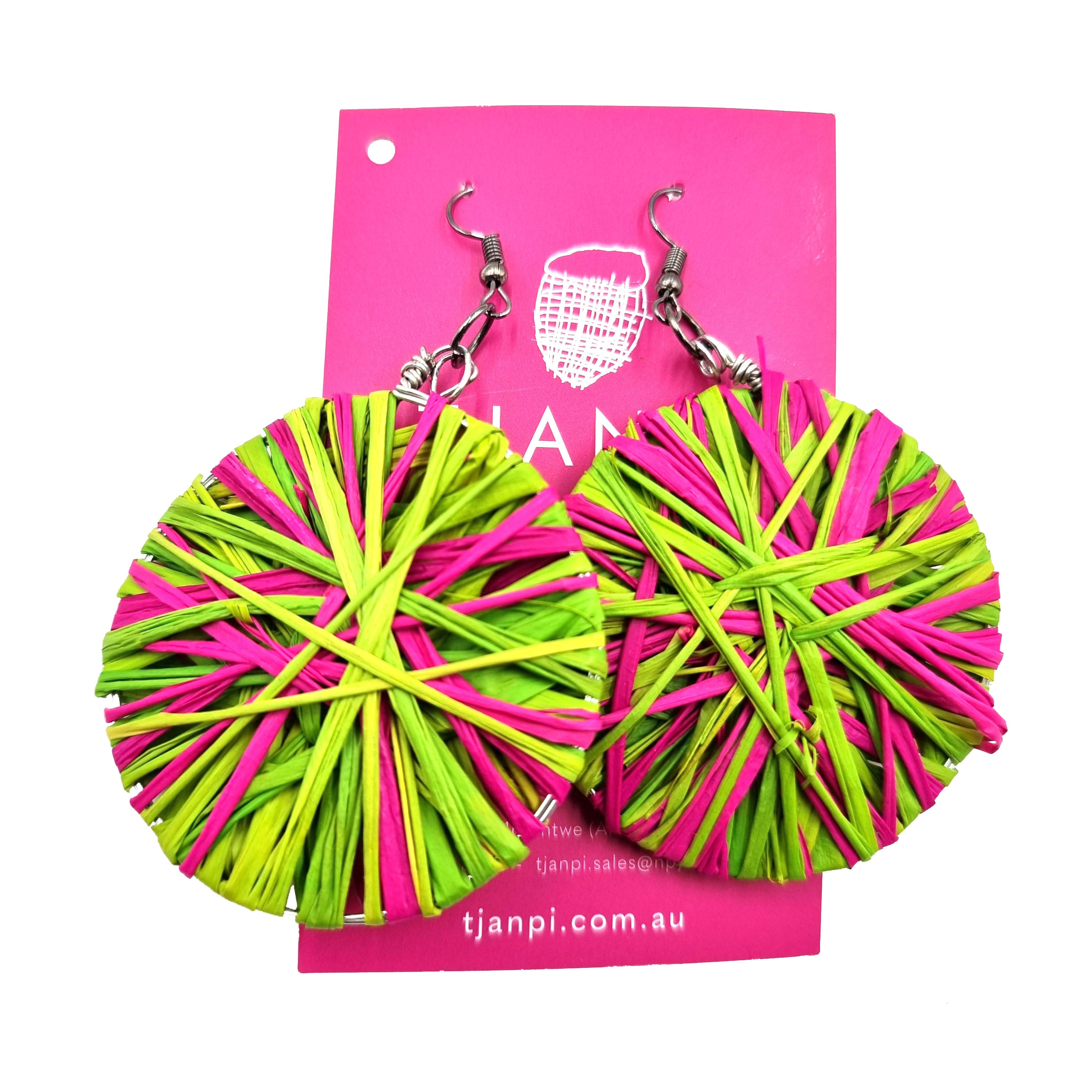 Raffia Earrings