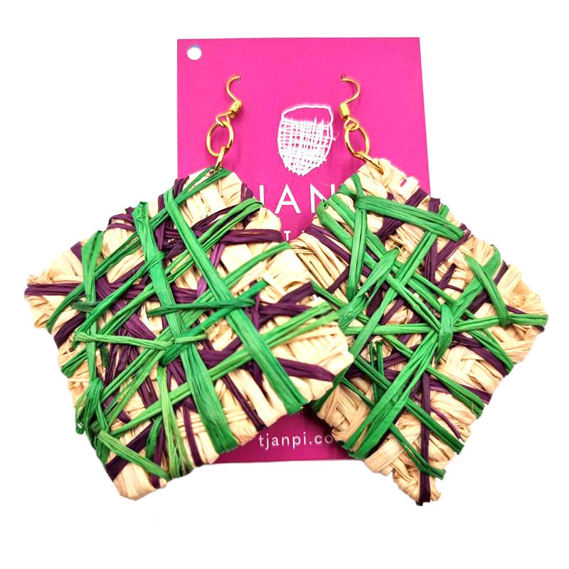 Raffia Earrings