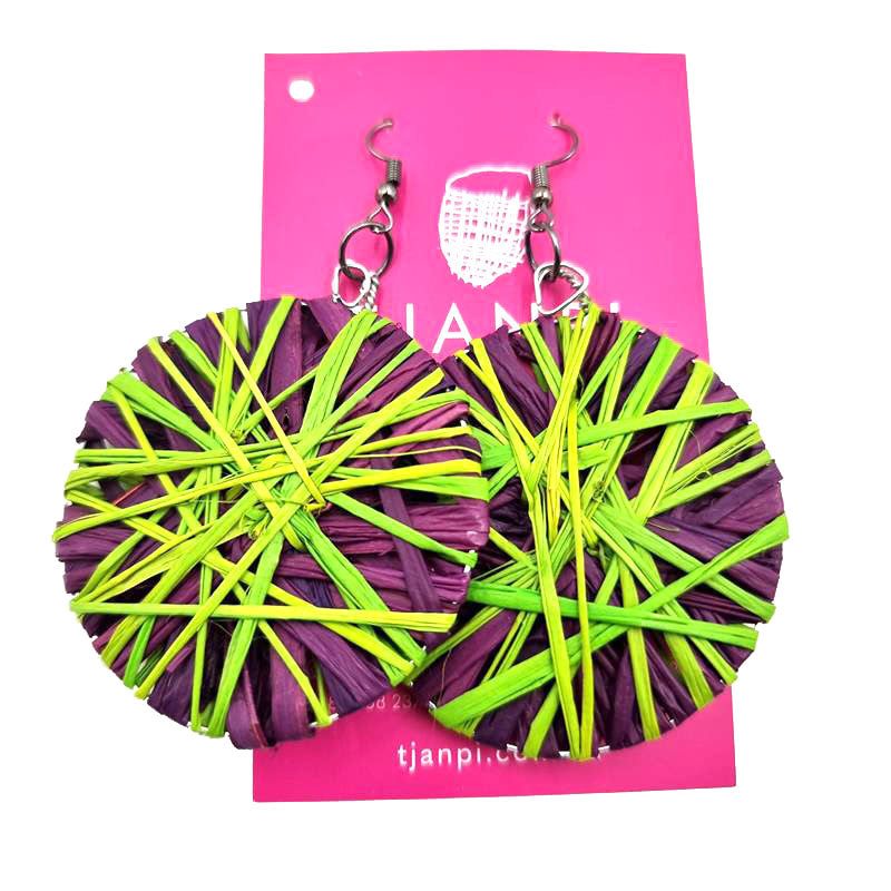 Raffia Earrings