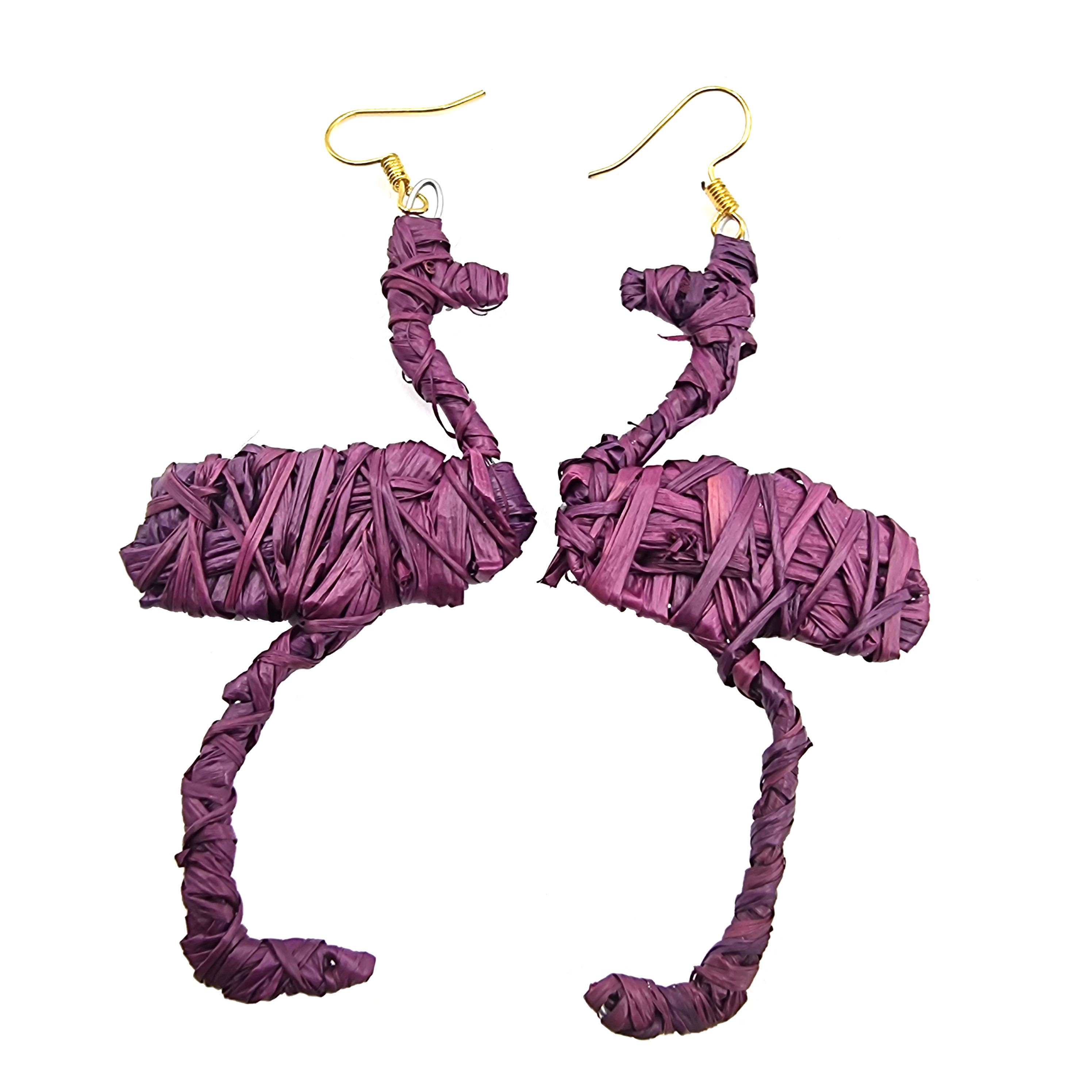 Raffia Earrings