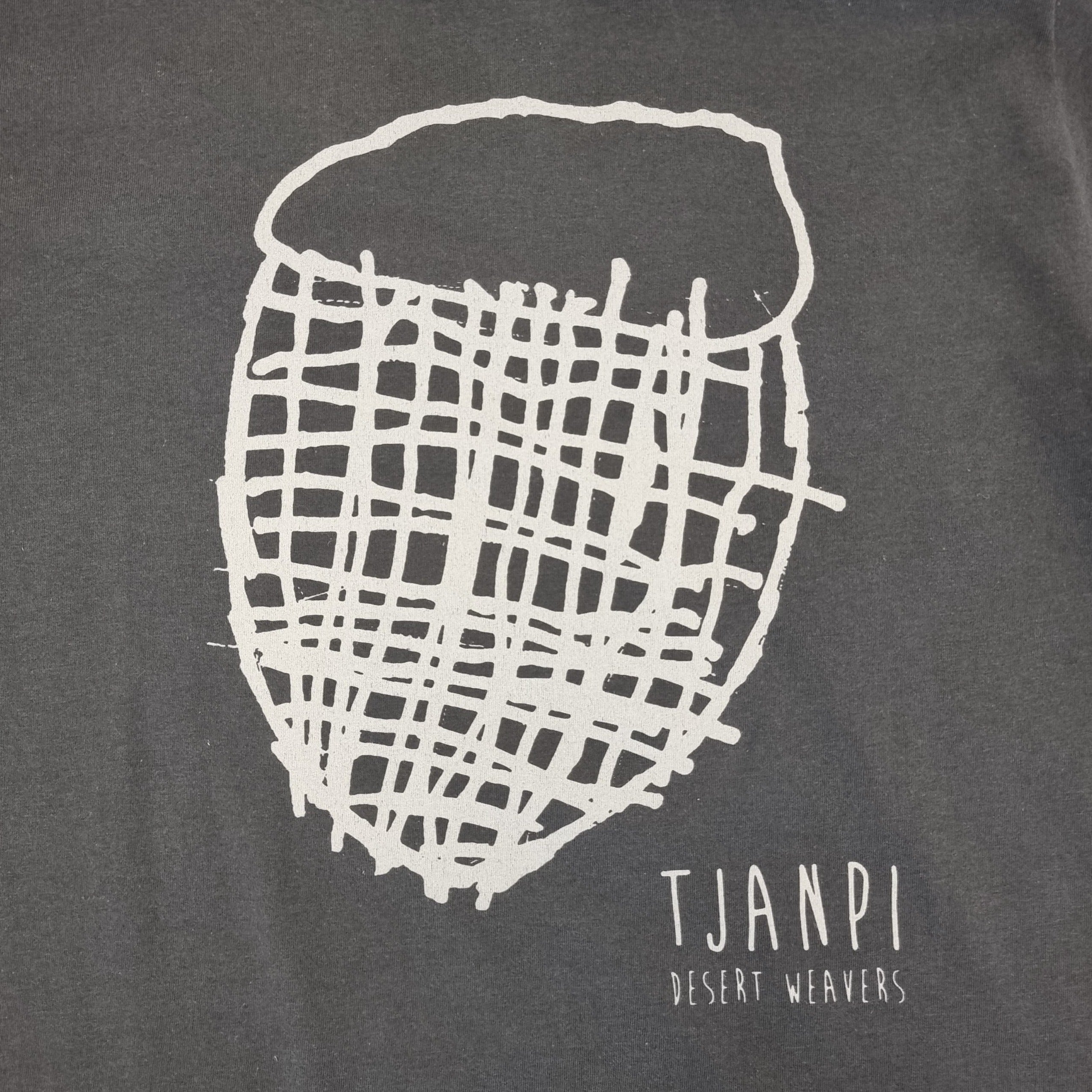 Adult Tee - Tjanpi Logo on Grey